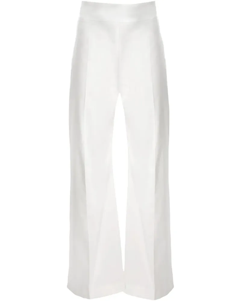 Carolina Herrera New York Hose mit weitem Bein - Weiß Weiß