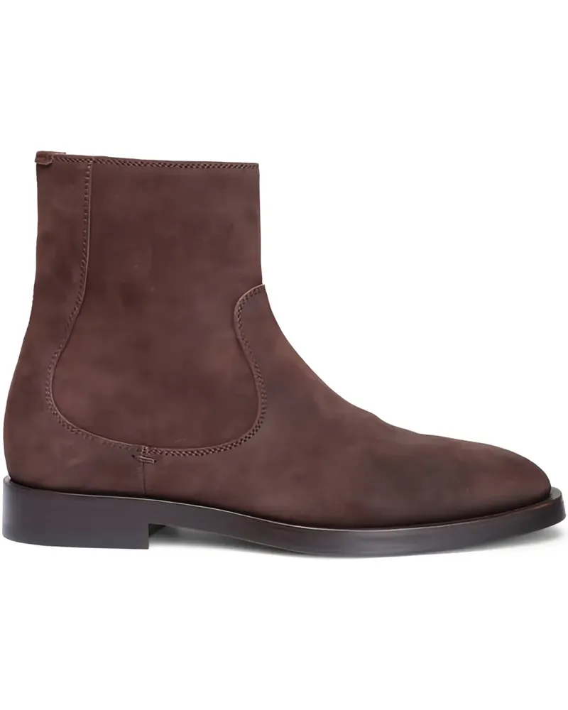 Brunello Cucinelli Stiefel aus Wildleder - Braun Braun