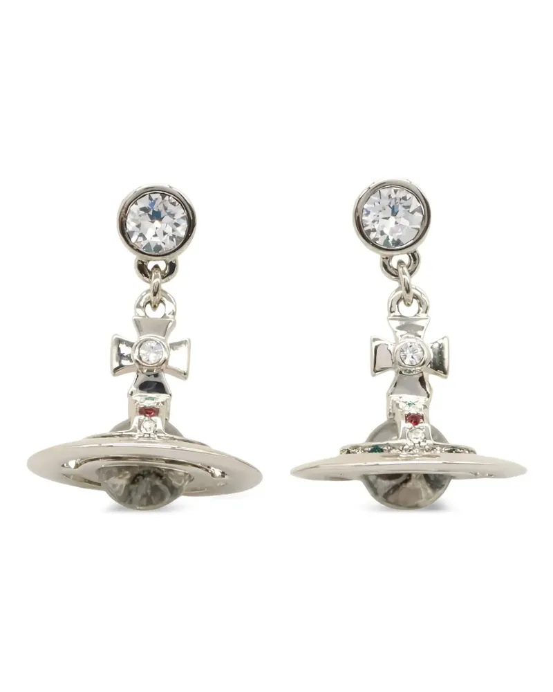 Vivienne Westwood 2020s Petite Orb Ohrringe - Silber Silber