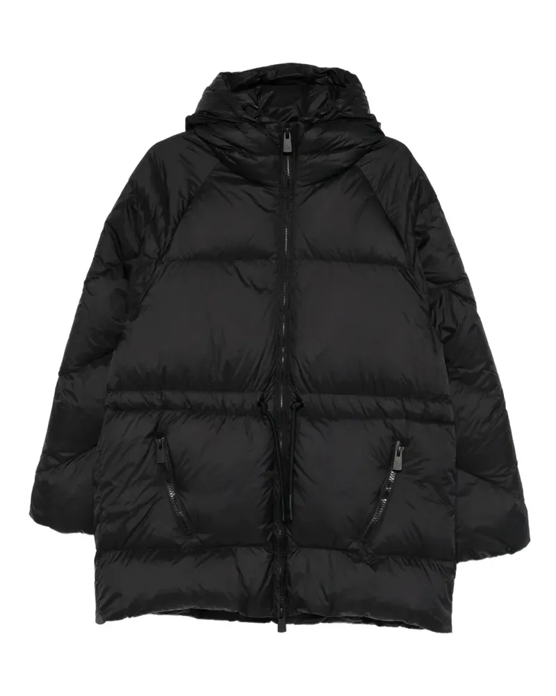 Bacon W Owl Kapuzenmantel mit Reißverschluss - Schwarz Schwarz