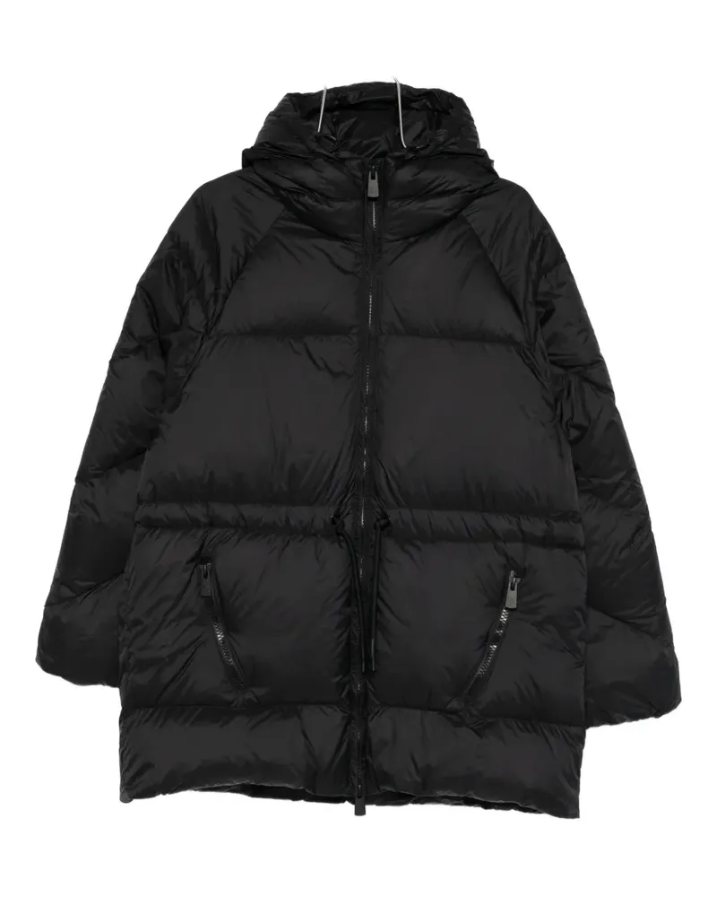 Bacon W Owl hooded zip coat - Schwarz Schwarz