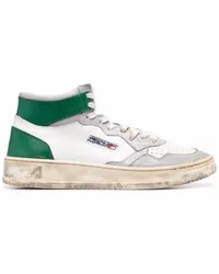 AUTRY High-Top-Sneakers in Distressed-Optik Weiß