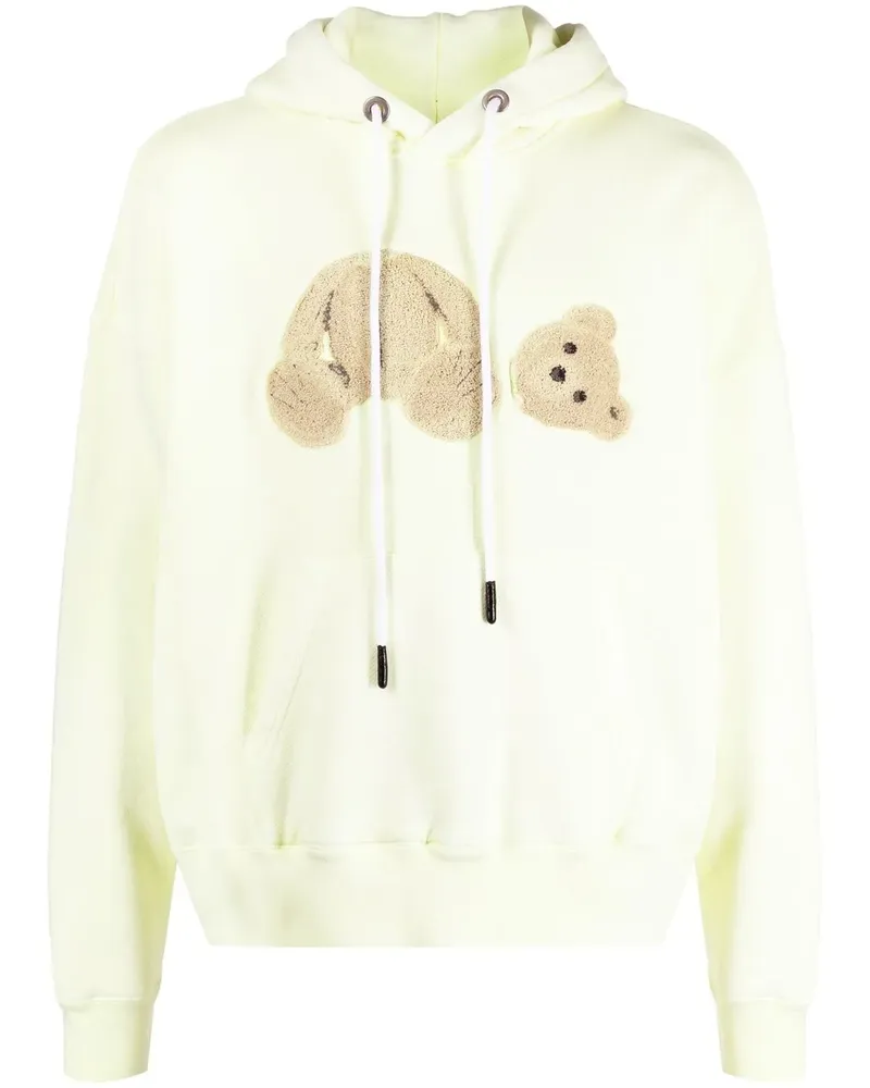 Palm Angels Hoodie mit Bärenmotiv - Gelb Gelb