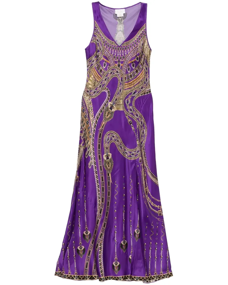 Camilla The Luxorland Lady Bias Cut Trägerkleid - Violett Violett