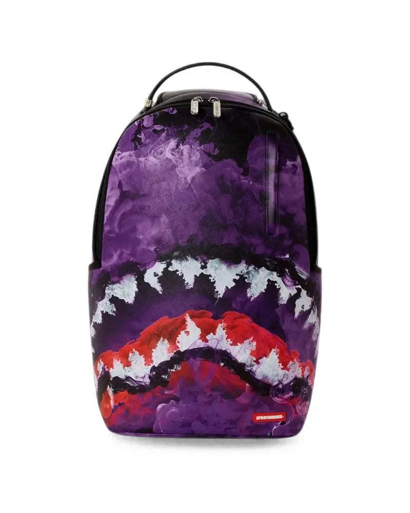 Sprayground Shadow Fade Rucksack mit Haiprint - Violett Violett