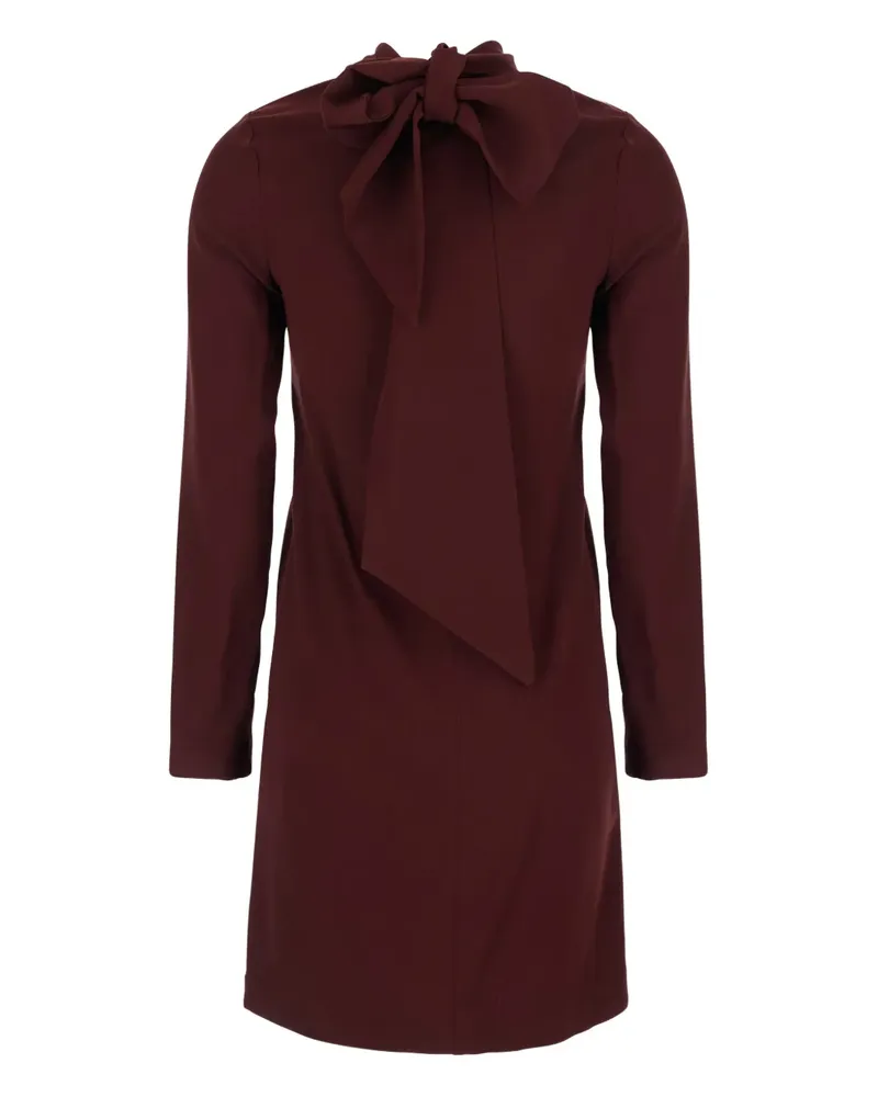 Mauro Grifoni mock-neck mini dress - Rot Rot