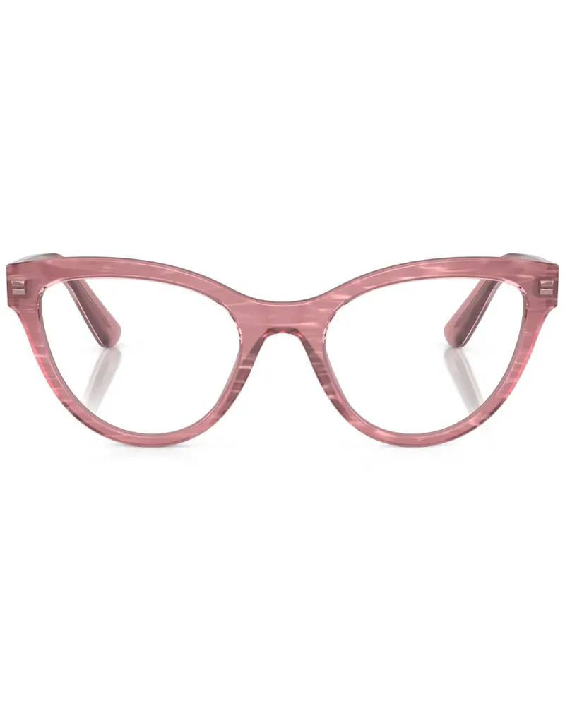 Dolce & Gabbana Brille im Cat-Eye-Design - Rosa Rosa
