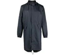Regenmantel mit Kapuze - Blau