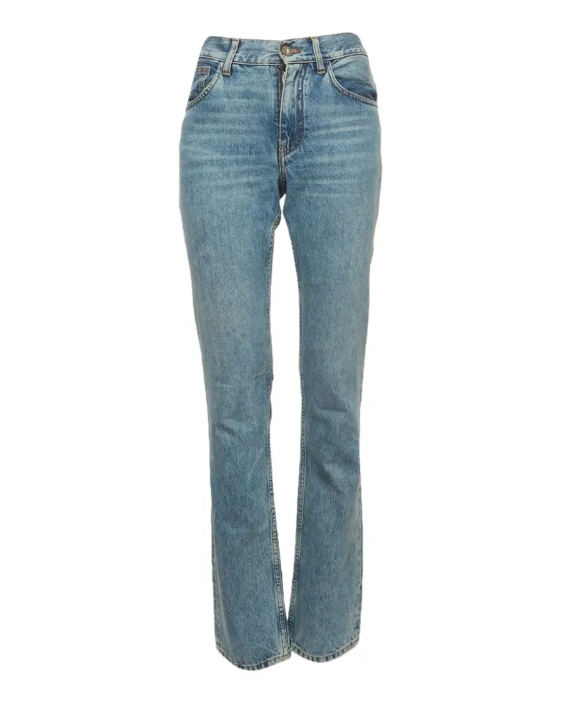 ATTICO five-pocket straight-fit jeans - Blau Blau