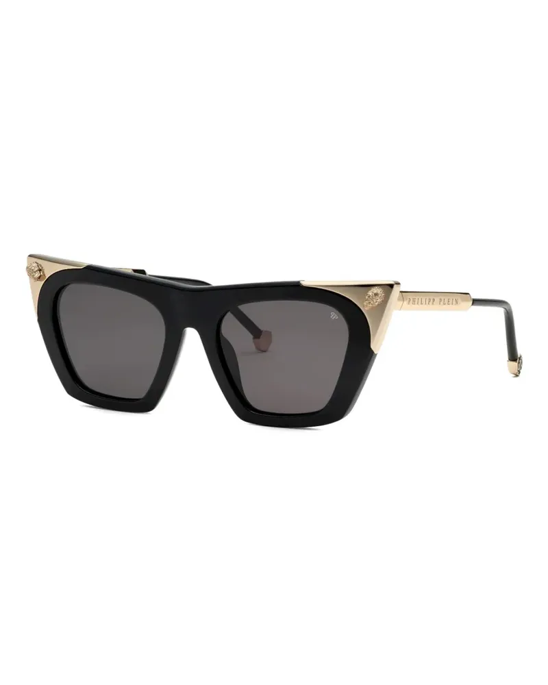 Philipp Plein skull-embellished cat-eye sunglasses - Schwarz Schwarz
