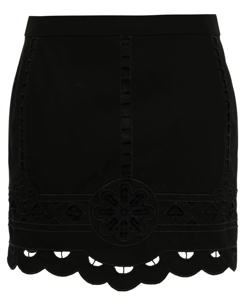 Isabel Marant Palmira Minirock - Schwarz Schwarz
