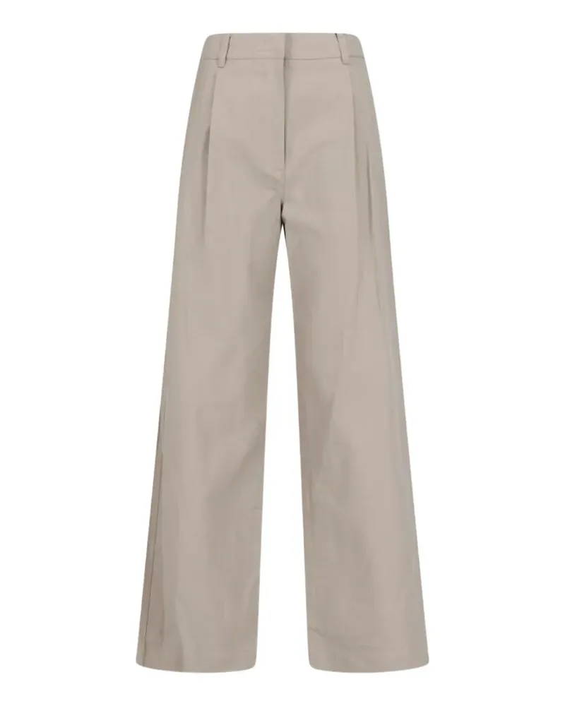 Dunst pleated wide-leg trousers - Nude Nude
