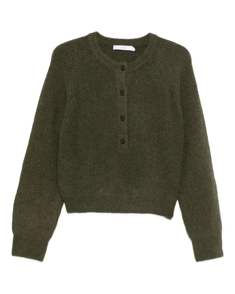 IRO Cardigan mit Rundhalsausschnitt - Grün Grün
