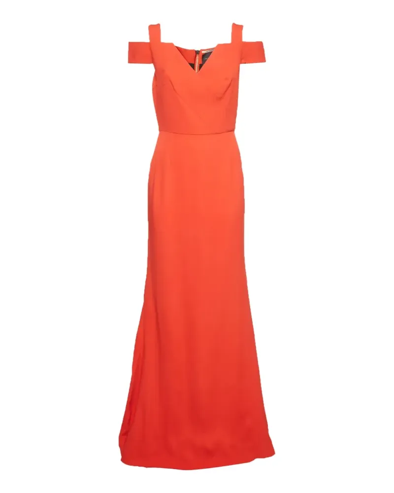 Roland Mouret Schulterfreies Erskin Maxikleid - Rot Rot
