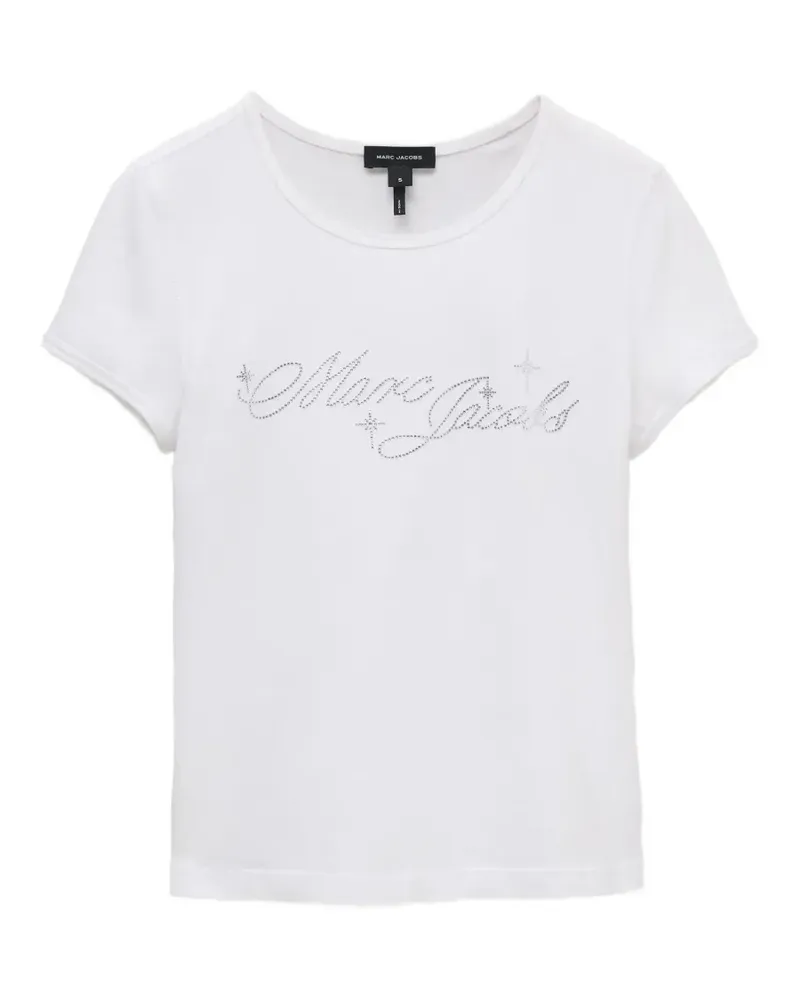 Marc Jacobs T-Shirt mit Logo-Verzierung - Weiß Weiß