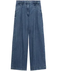 Rag & Bone Weite High-Rise-Jeans Blau