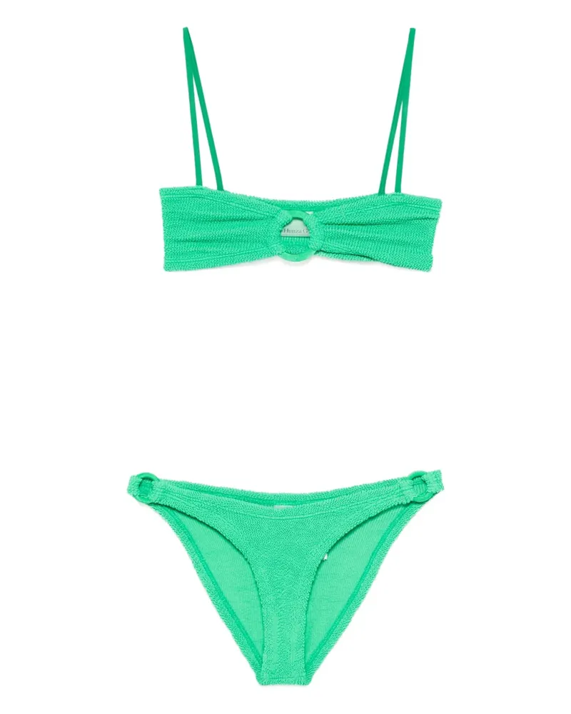 Hunza G Misty Bikini mit Ringdetail - Grün Grün