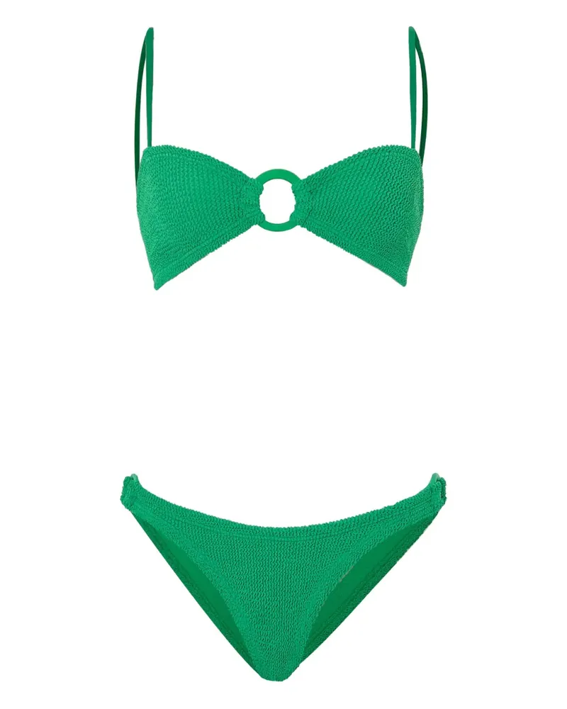 Hunza G Misty Bikini mit Ringdetail - Grün Grün