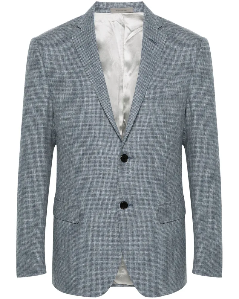 Corneliani Kariertes Sakko - Blau Blau