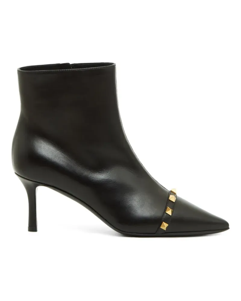 Valentino Garavani Rockstud Stiefel aus Ziegenleder 70mm - Schwarz Schwarz
