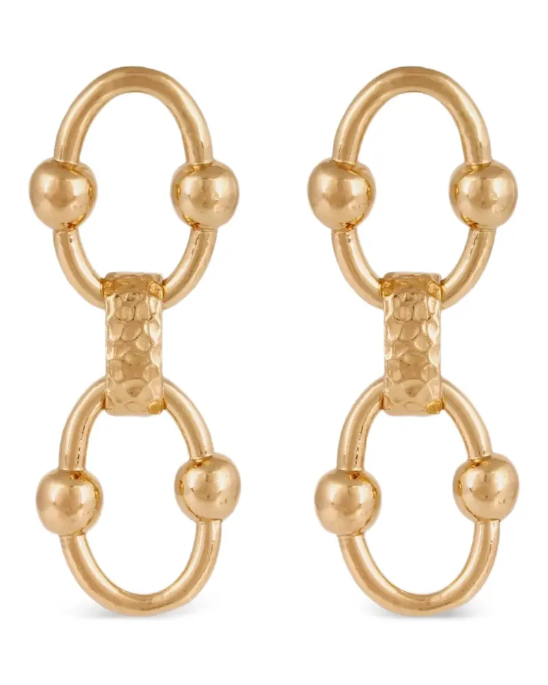 Gas Bijoux Rivage beaded chain earrings - Gold Gold