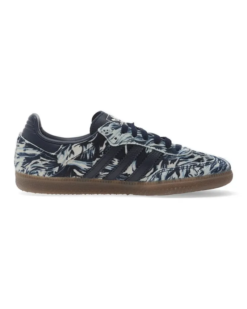 adidas Samba floral-print sneakers - Blau Blau