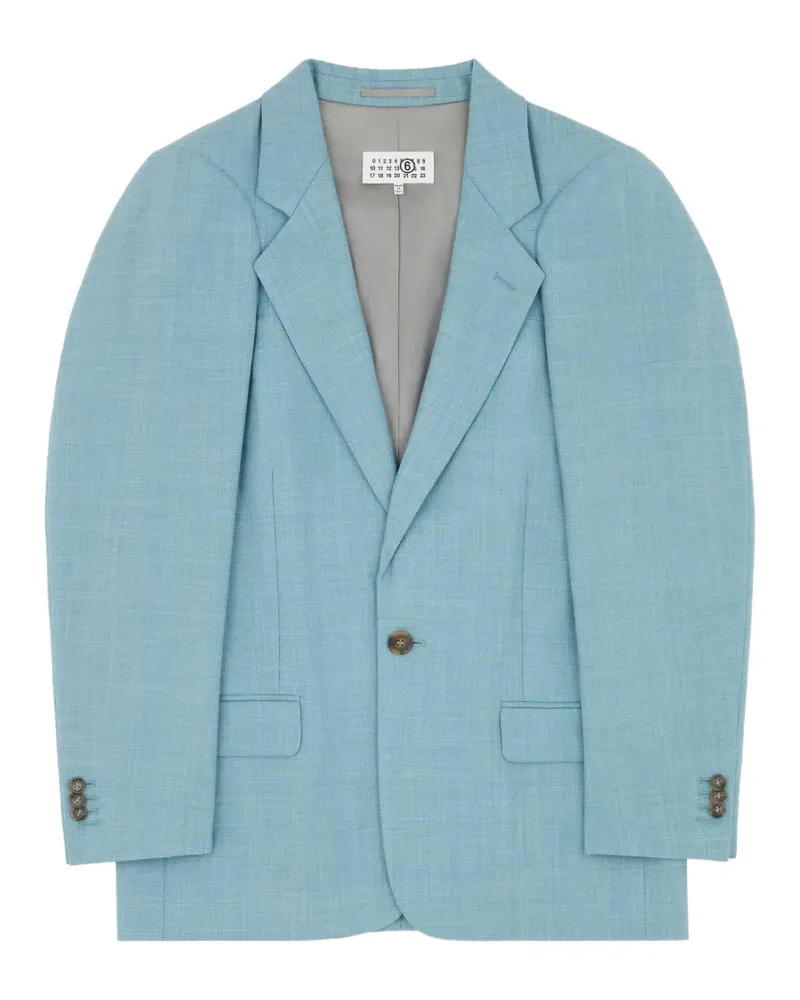 Maison Margiela Klassisches Sakko - Blau Blau