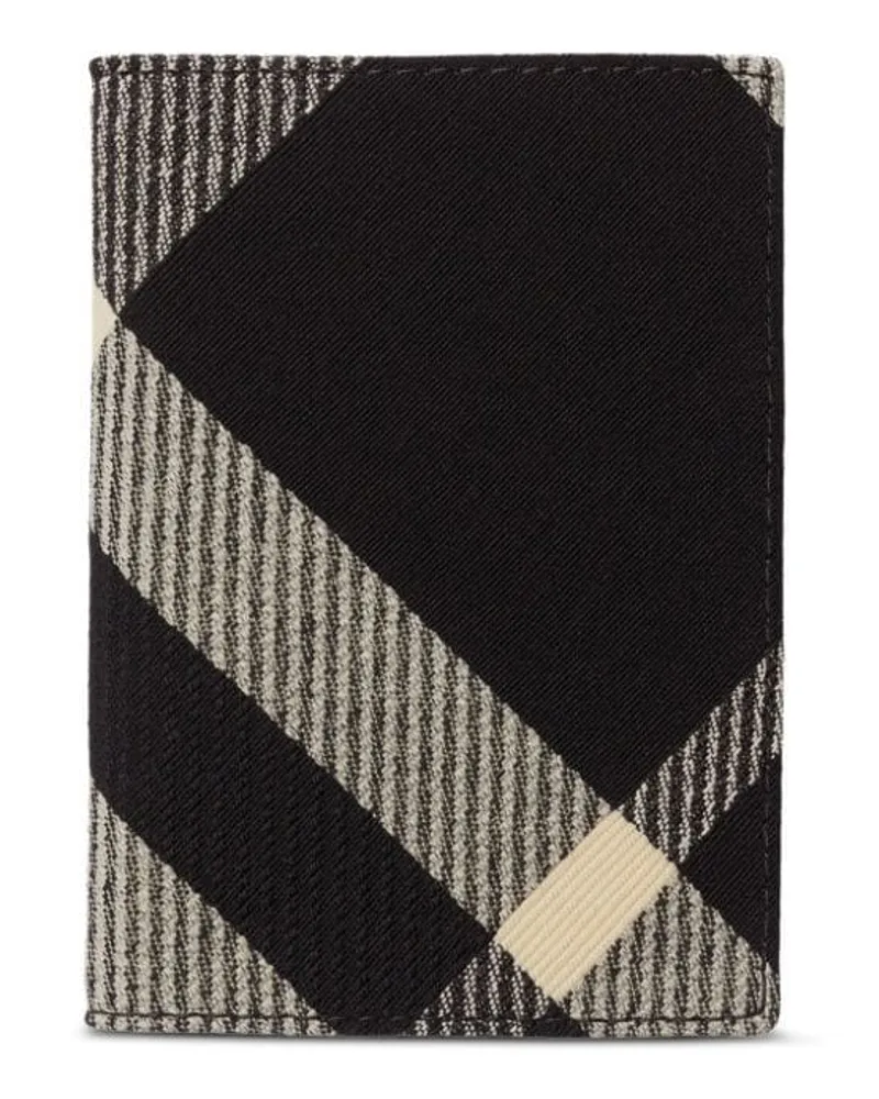 Burberry Kariertes Kartenetui mit Klappe - Nude Nude