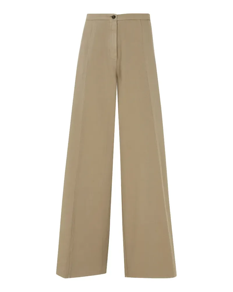 forte_forte Hose mit Knopfverschluss - Nude Nude
