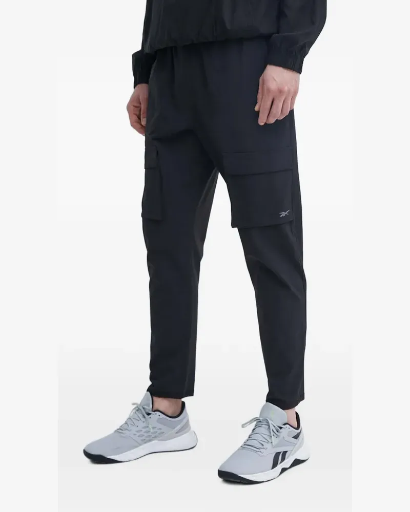 Reebok logo-detail cargo-pocket trousers - Schwarz Schwarz
