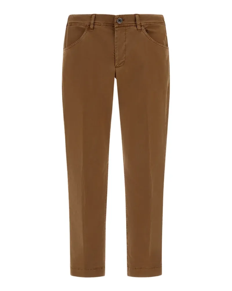 Herno Hose mit Stretchbund - Braun Braun