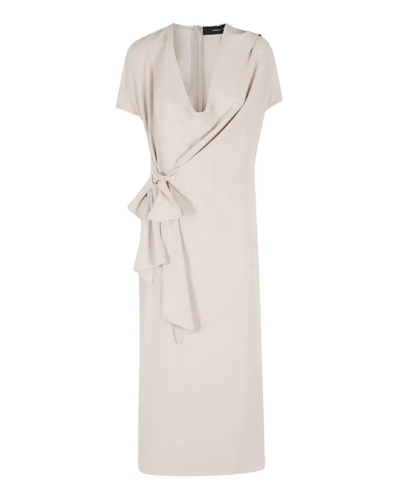 Federica Tosi Kleid mit V-Ausschnitt - Nude Nude