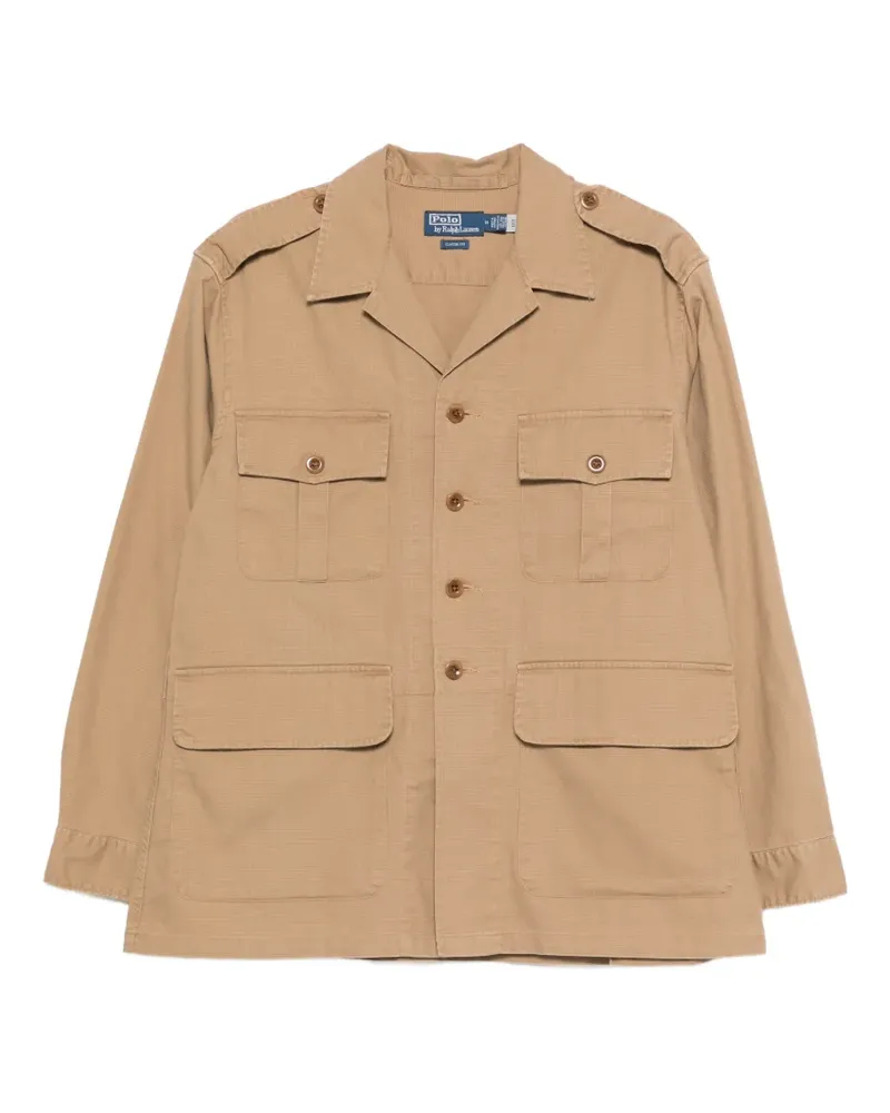 Ralph Lauren Hemd mit Klappentasche - Nude Nude