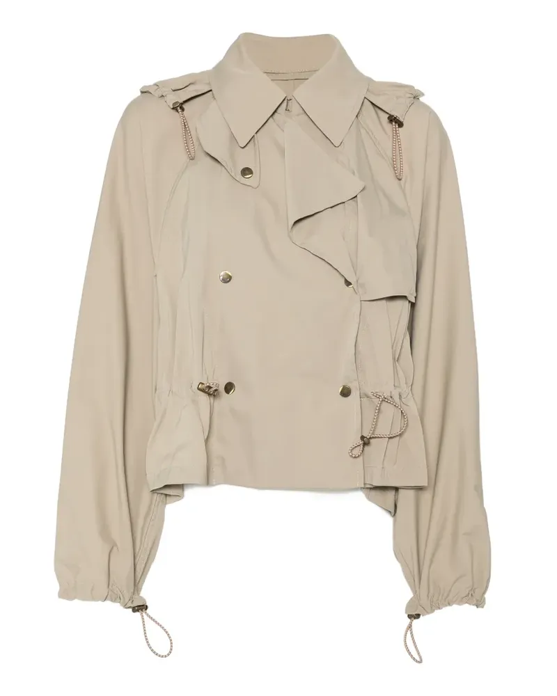 Burberry Jacke mit Taillenzug - Braun Braun