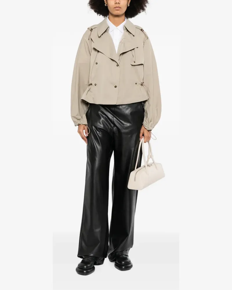 Burberry drawstring-waist jacket - Braun Braun
