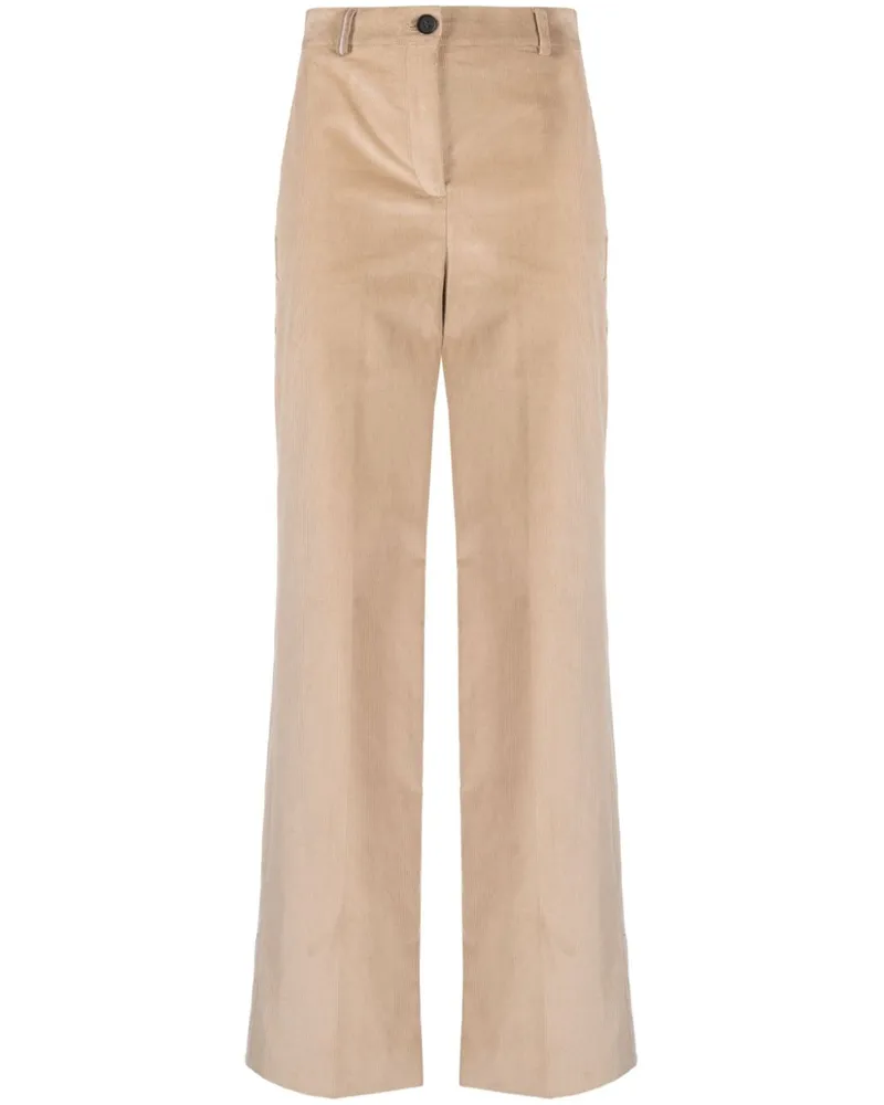 Lorena Antoniazzi Cordhose mit hohem Bund Nude