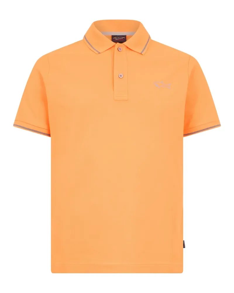 Paul & Shark Poloshirt mit Logo-Stickerei - Orange Orange