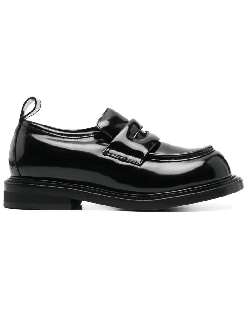 Moschino Loafer aus Lackleder - Schwarz Schwarz