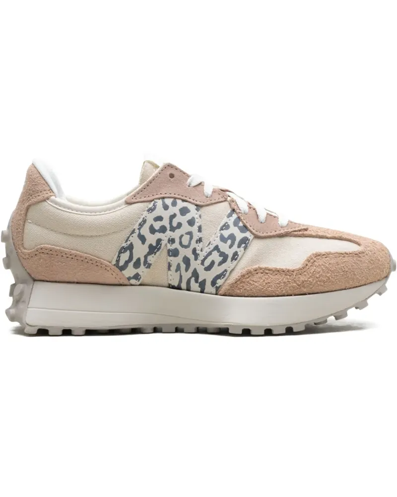 New Balance 327 "Flat Taupe Leinen Leopard" Sneakers - Nude Nude