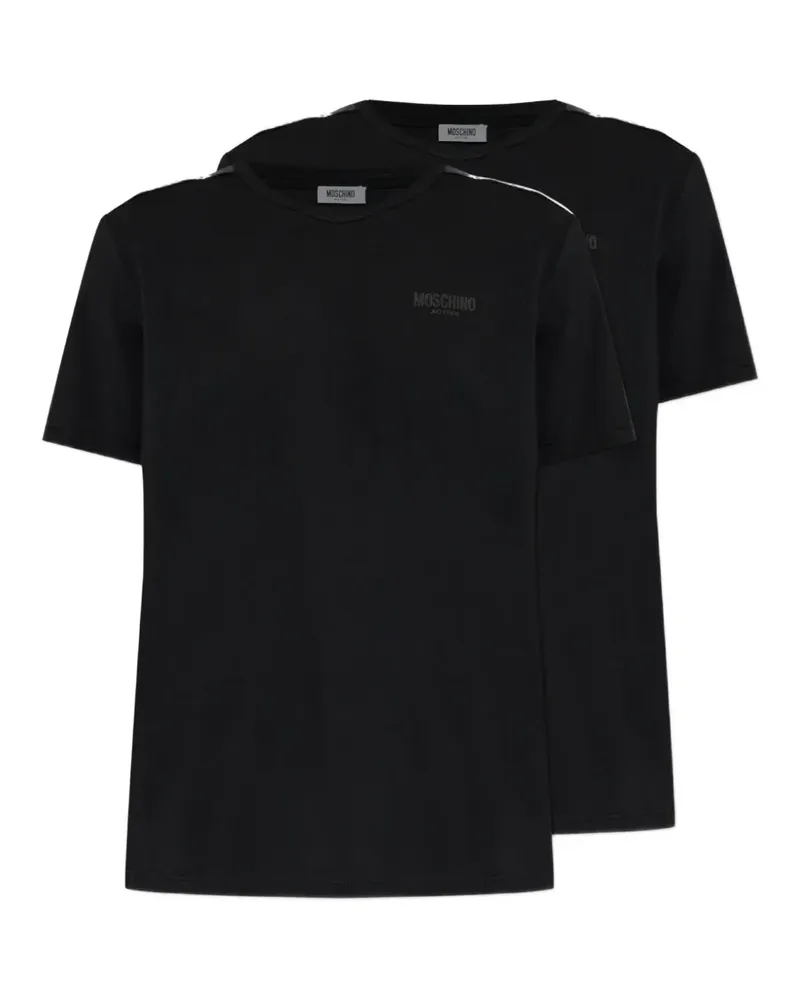 Moschino T-Shirts mit Logo-Print (2er-Set) - Schwarz Schwarz