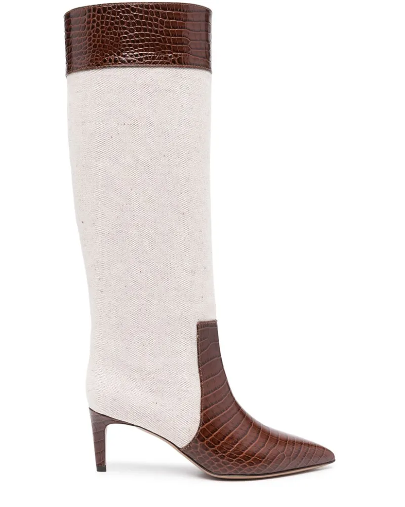 Paris Texas Stiefeletten mit Einsätzen 60mm - Braun Braun