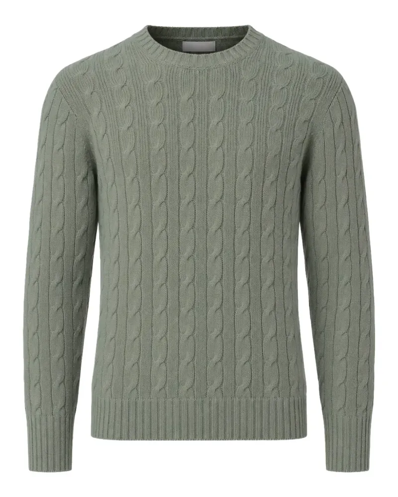 Drumohr  cable-knit cashmere sweater - Grün Grün