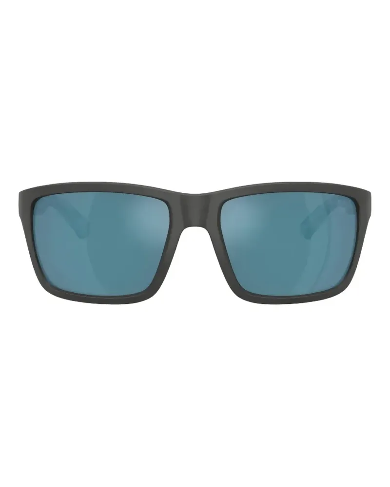 Burberry Check-pattern square-frame sunglasses - Grau Grau