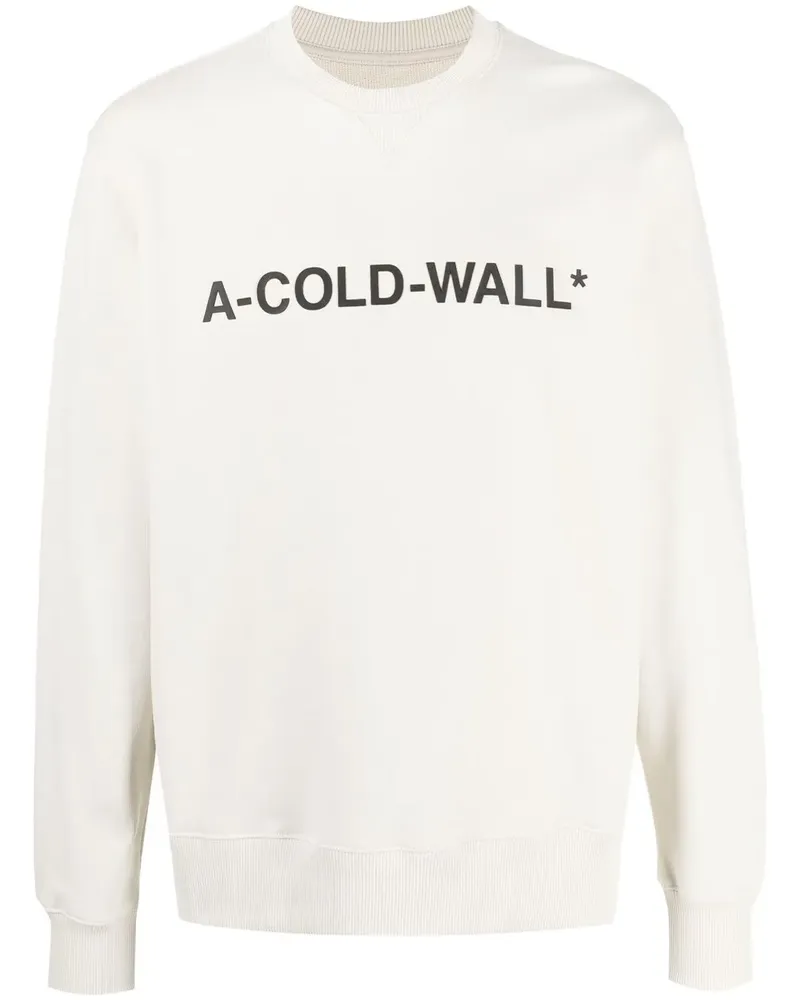 ACW* Sweatshirt mit Logo-Print - Nude Nude