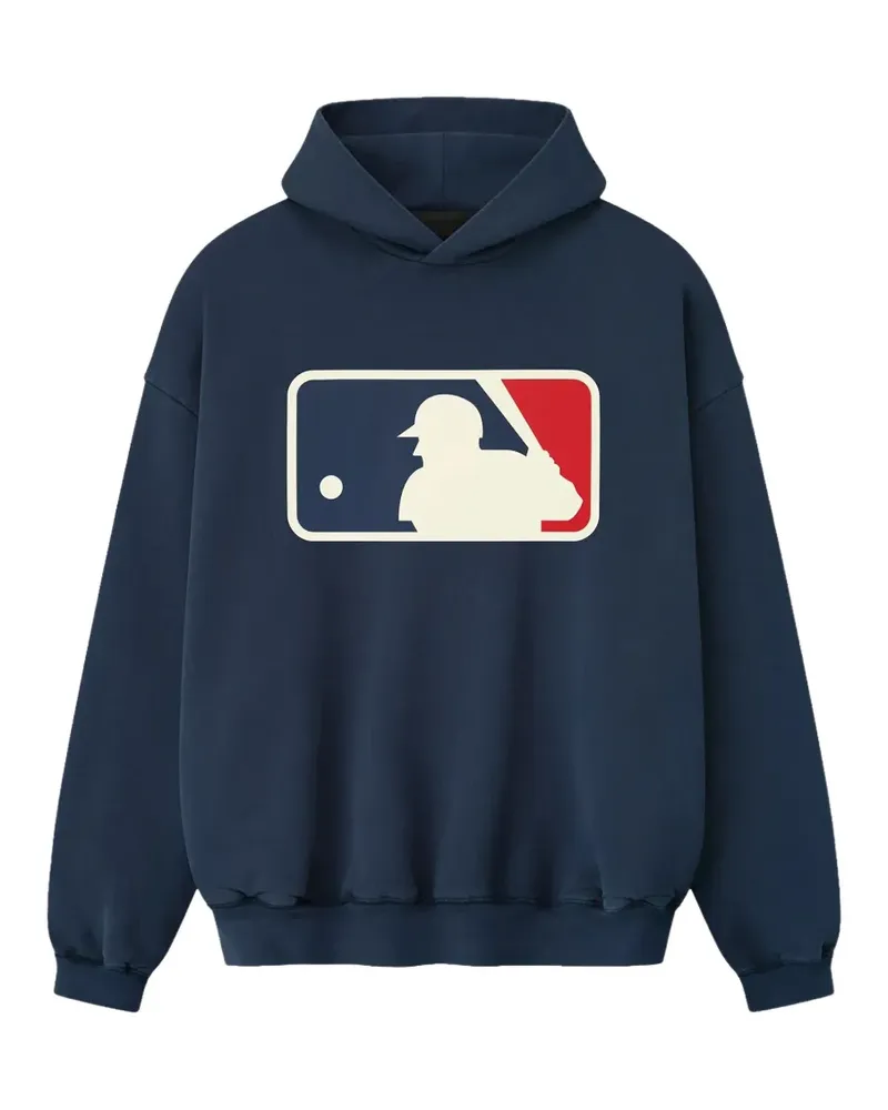 Fear of God x MLB cotton hoodie - Blau Blau