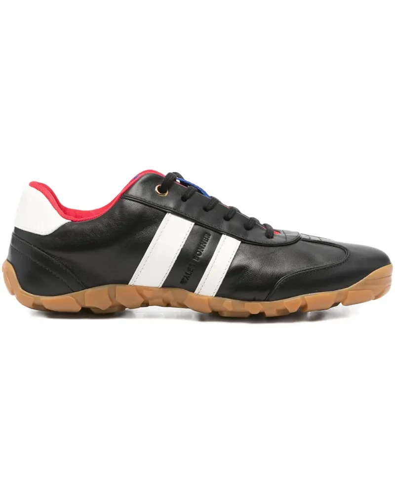 Wales Bonner Gestreifte Sneakers - Schwarz Schwarz