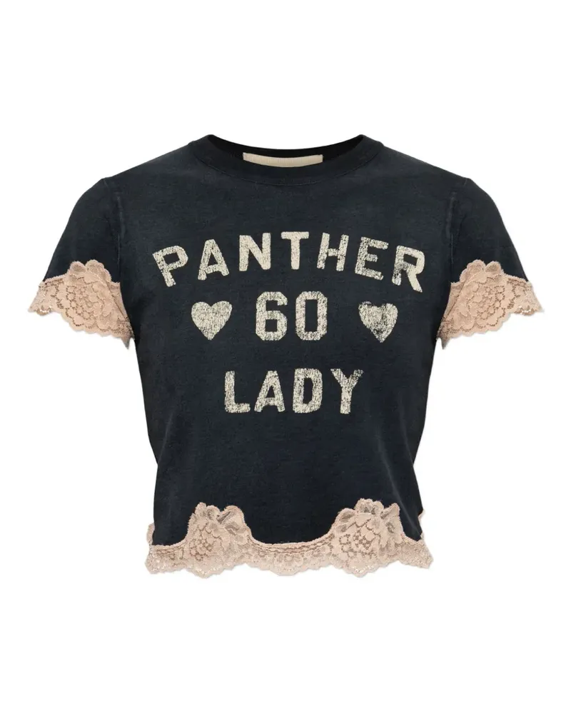 Valentino Garavani T-Shirt mit grafischem Print - Schwarz Schwarz