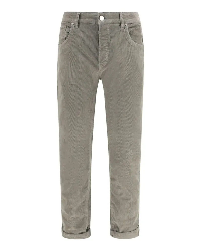 PT TORINO Hose in Cordoptik - Grau Grau