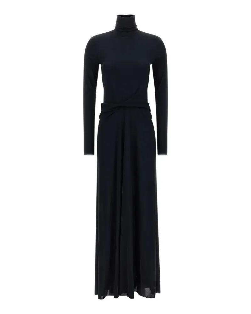 Fabiana Filippi high-neck maxi dress - Blau Blau