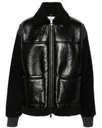 Iceberg Jacke aus Faux-Leder Schwarz